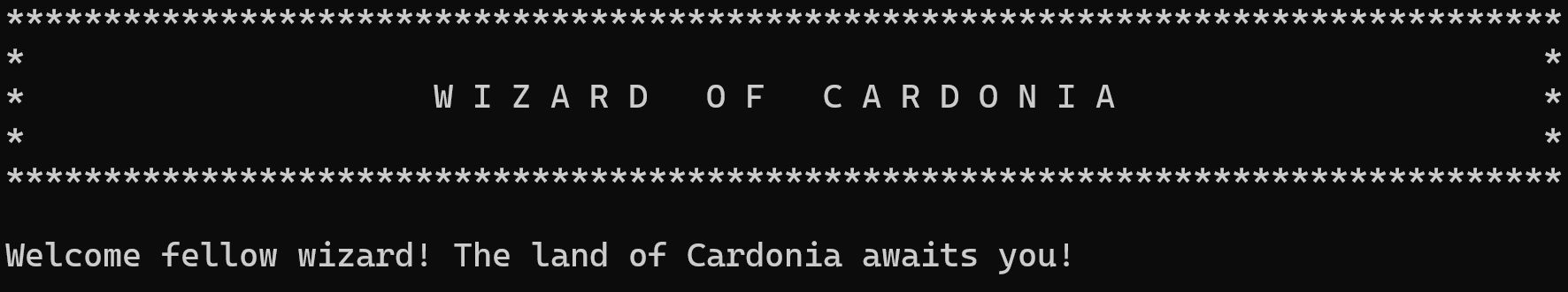 Wizard Of Cardonia